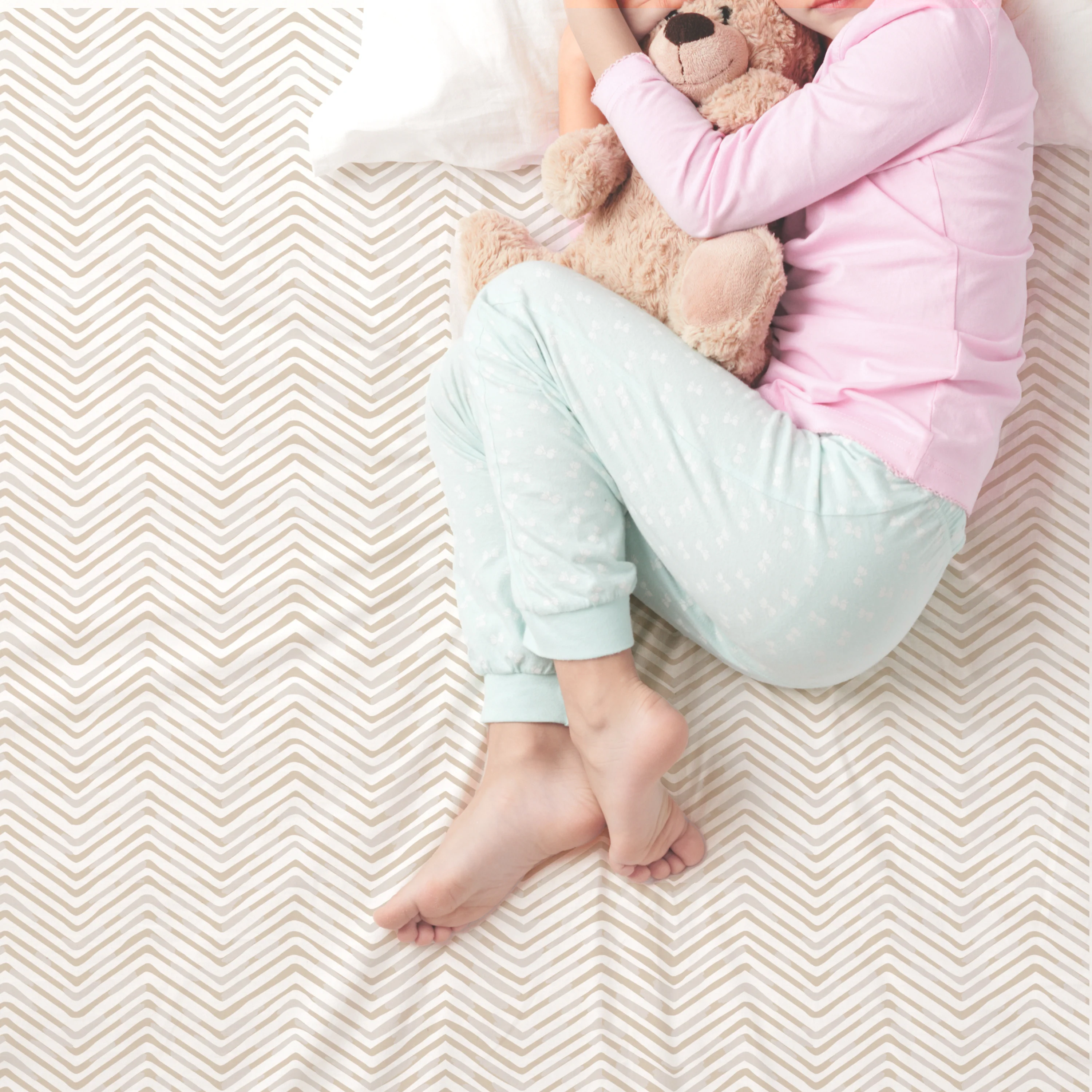 Organic Cotton Sheet Set - Herringbone - Image 3