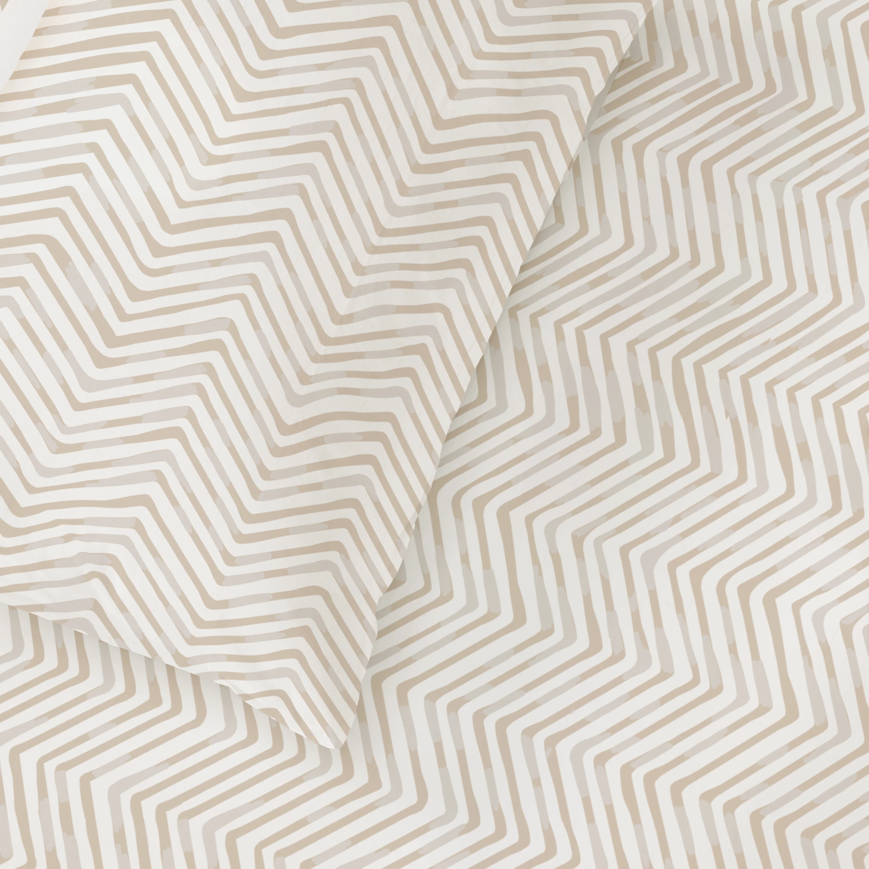 Organic Cotton Sheet Set - Herringbone - Image 5