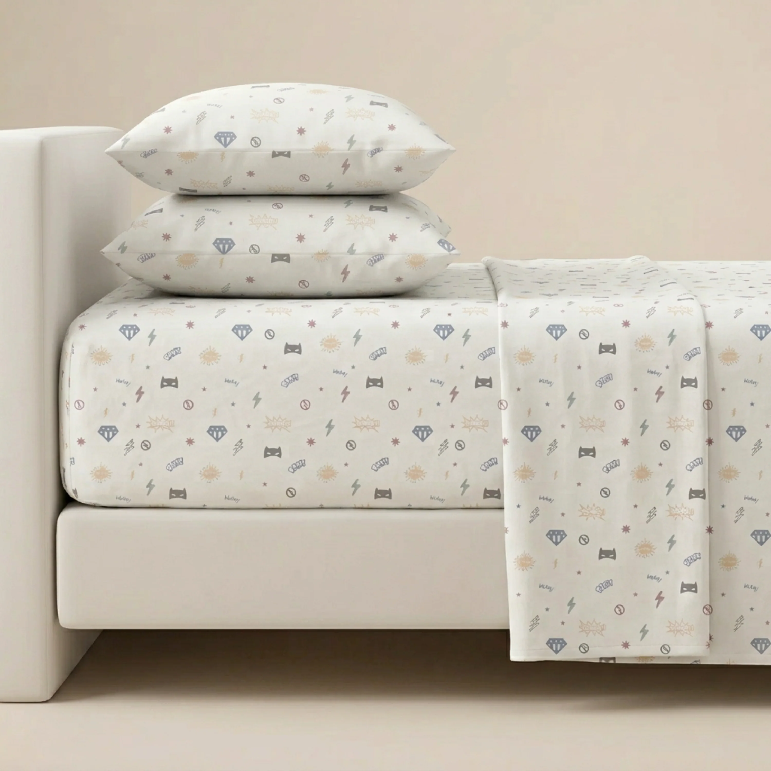 Organic Cotton Sheet Set - Mighty Heros - Image 10