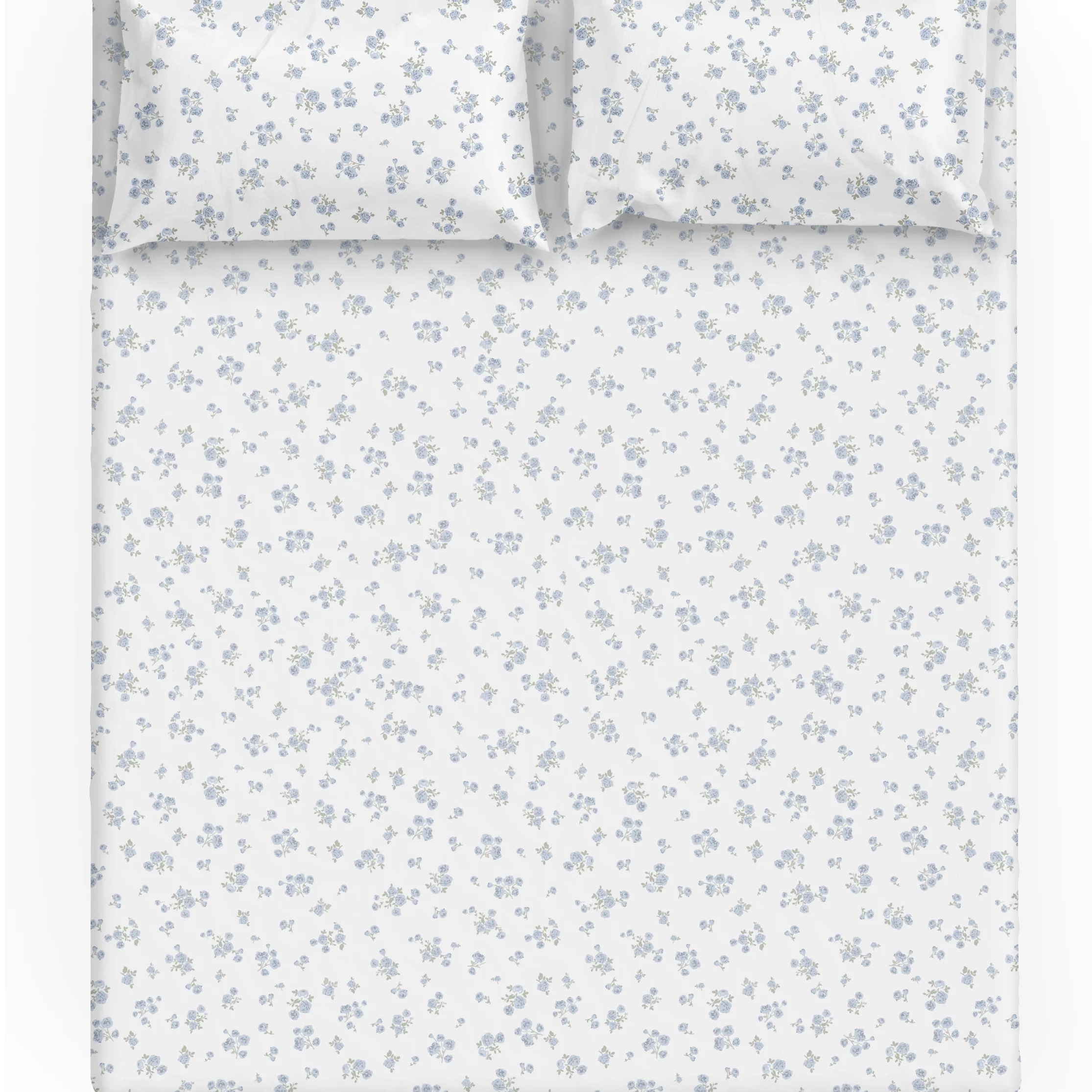 Organic Cotton Sheet Set - Mini Roses - Image 8