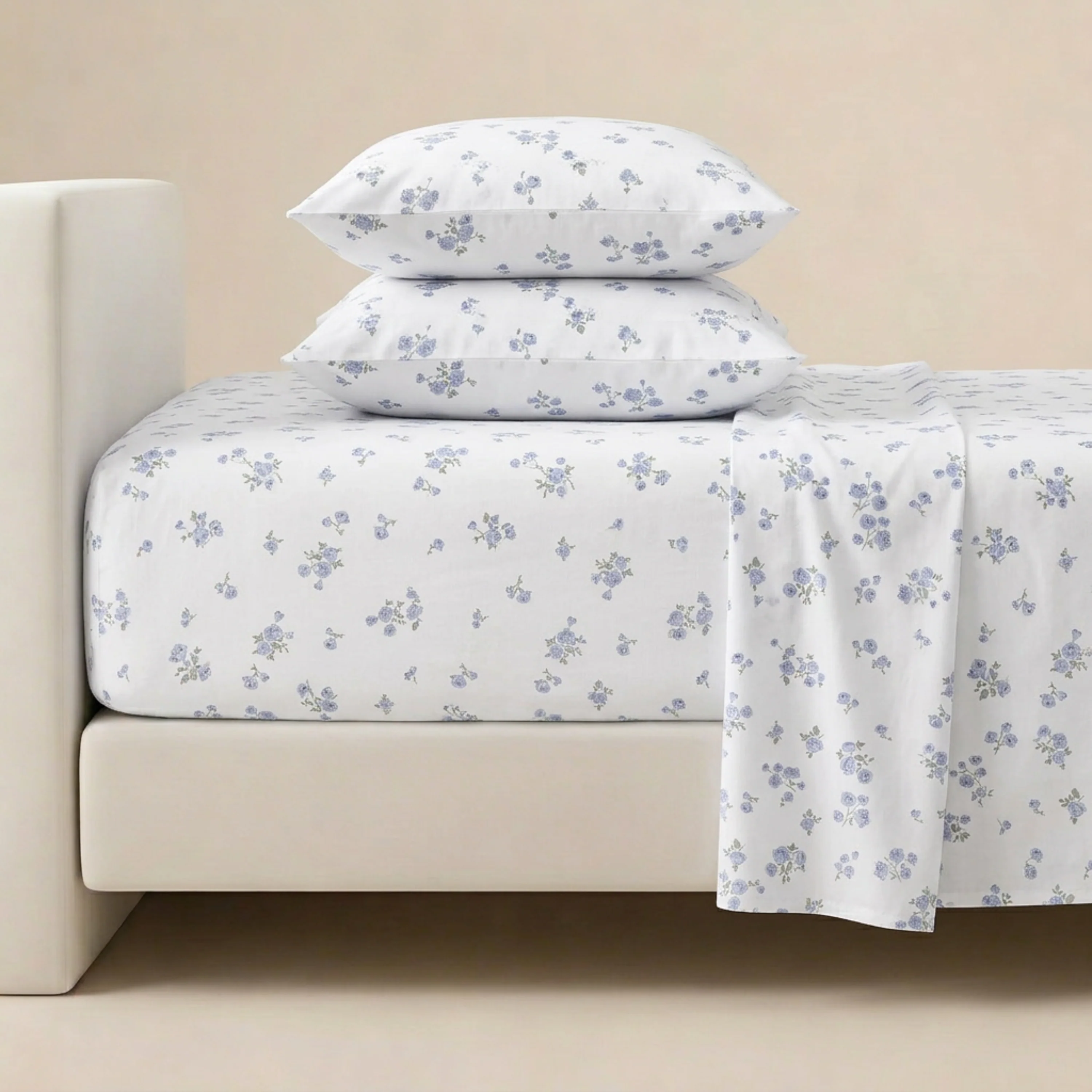 Organic Cotton Sheet Set - Mini Roses - Image 9