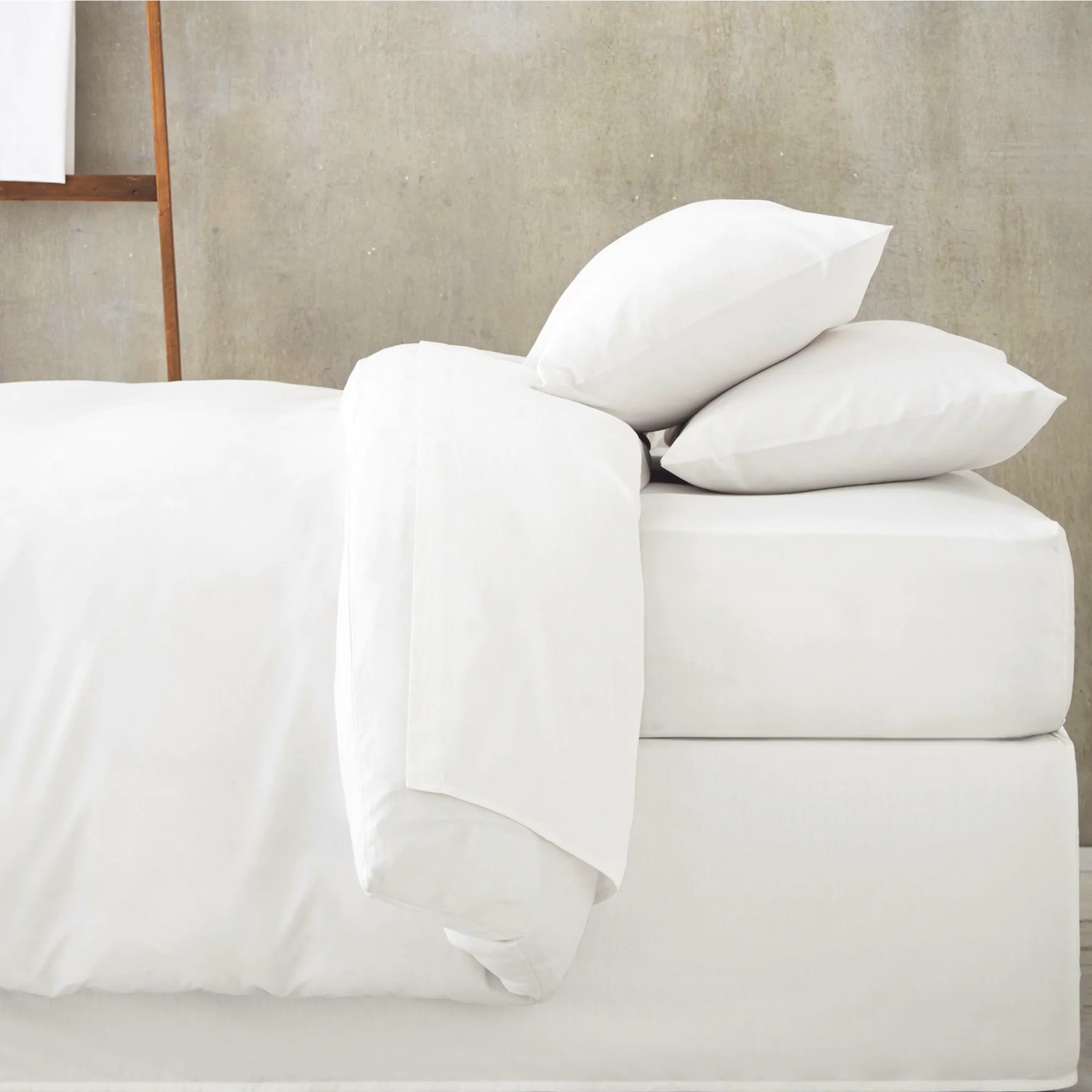 Organic Cotton Sheet Set - Ivory - Image 5