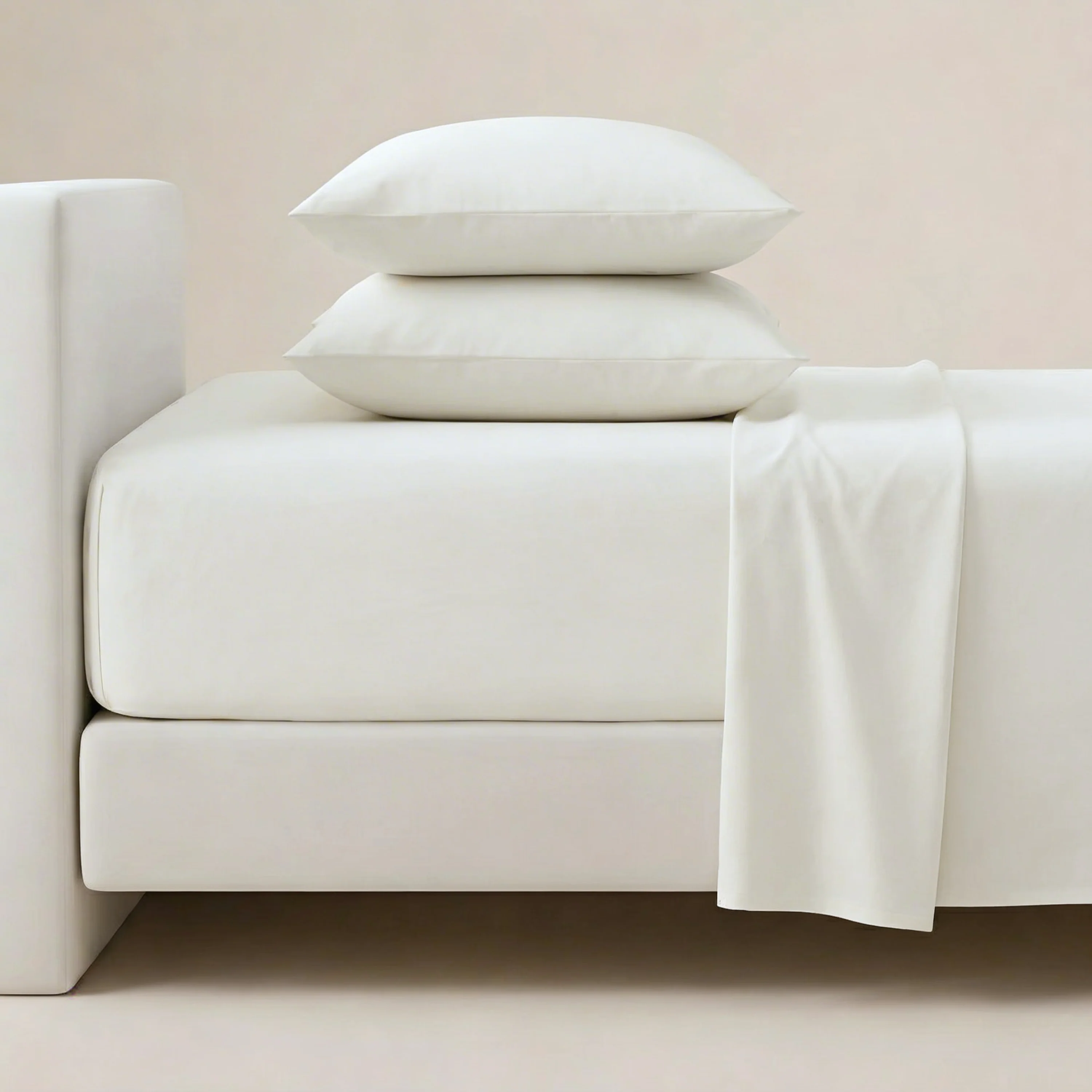Organic Cotton Sheet Set - Ivory - Image 7