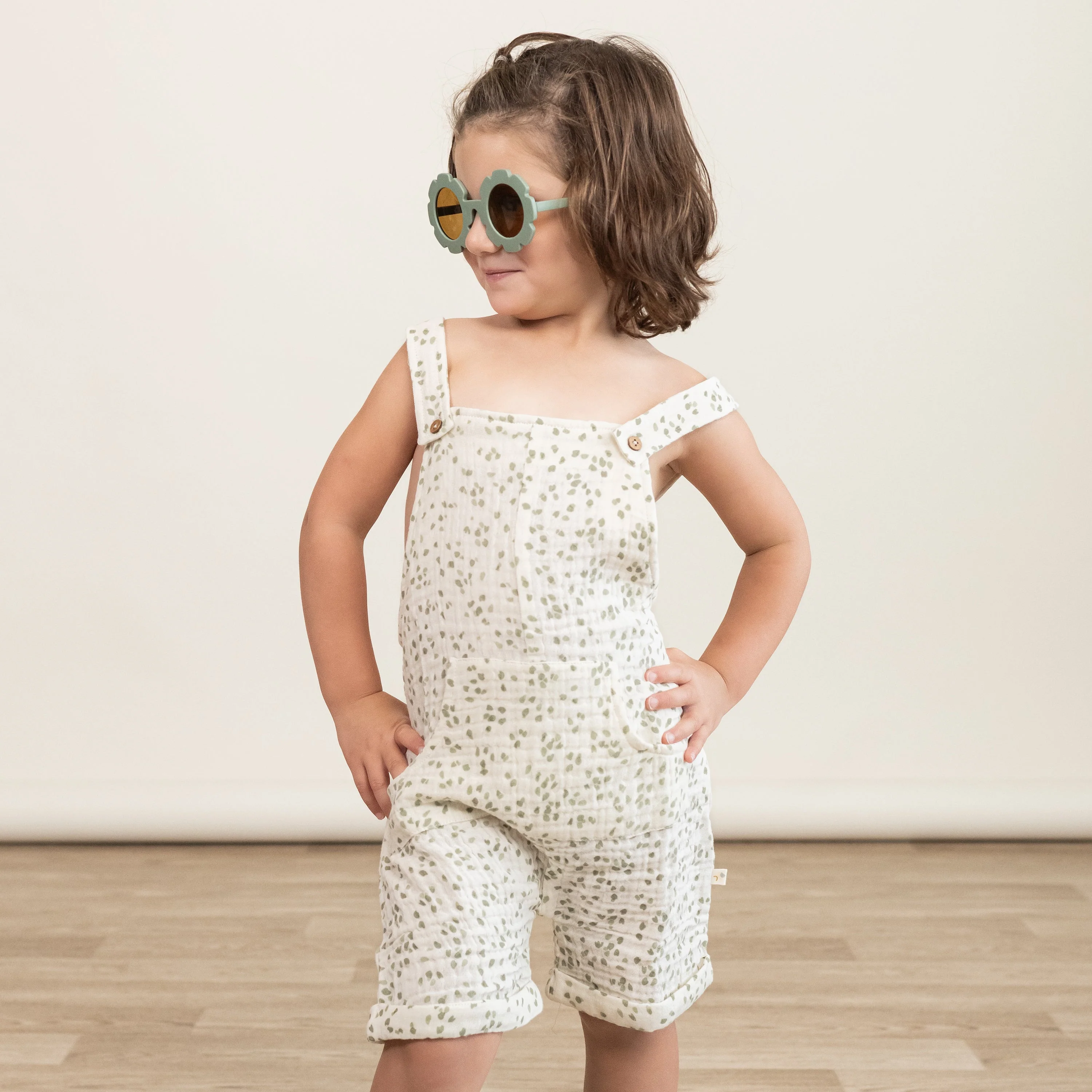 Organic Shortalls - Petals - Image 3