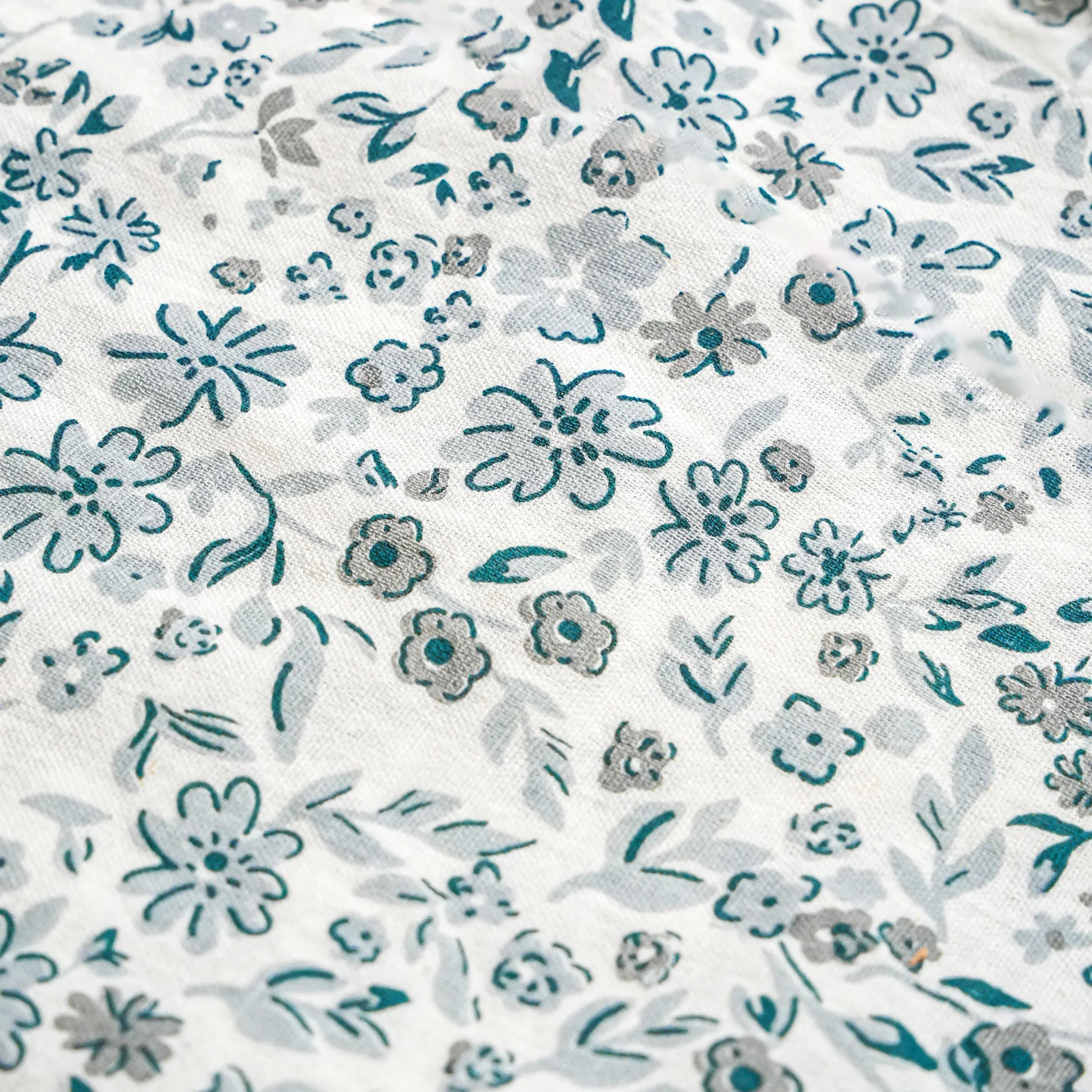 Organic Smocked Sundress - Blue Petunia - Image 4