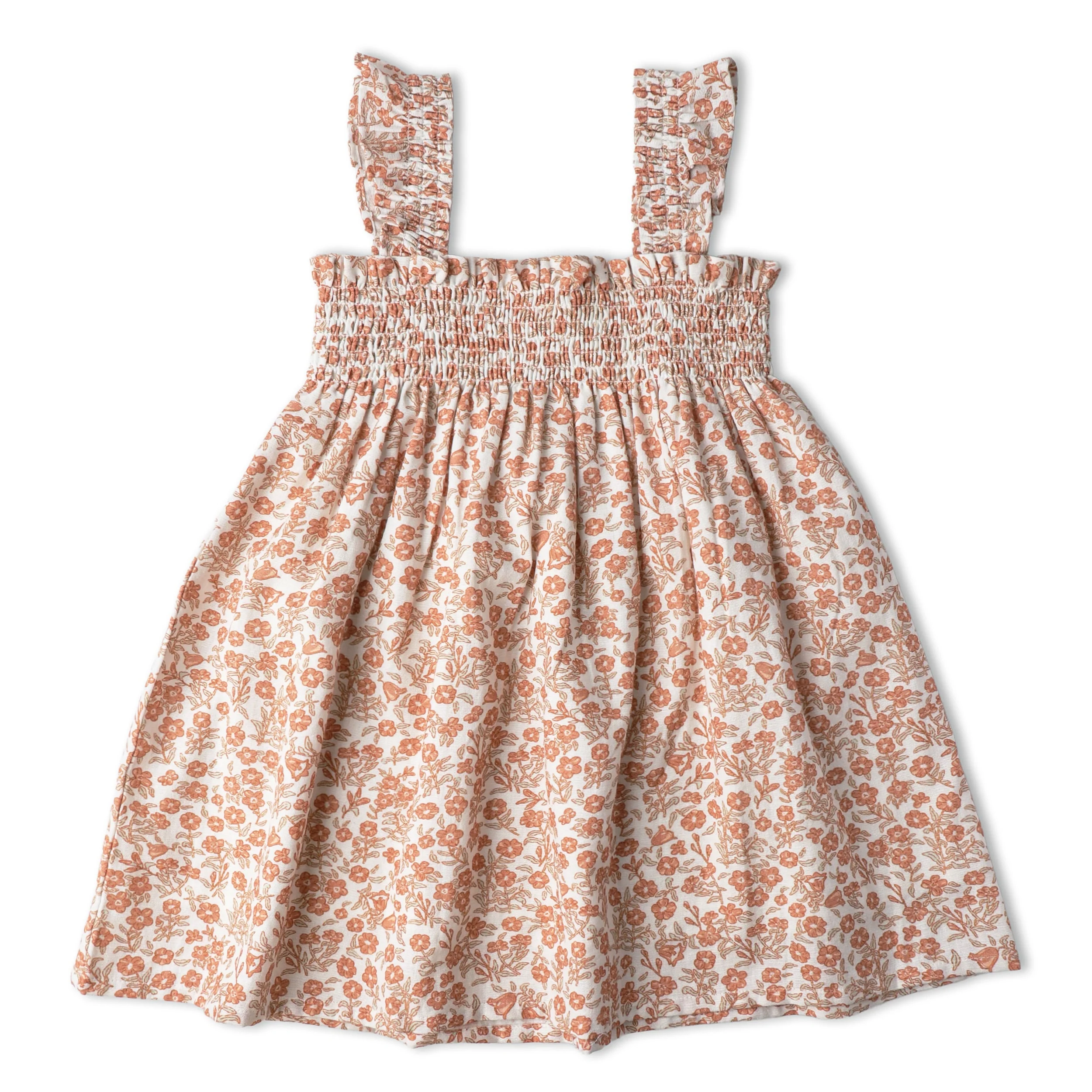 Organic Smocked Sundress - Sienna - Image 2
