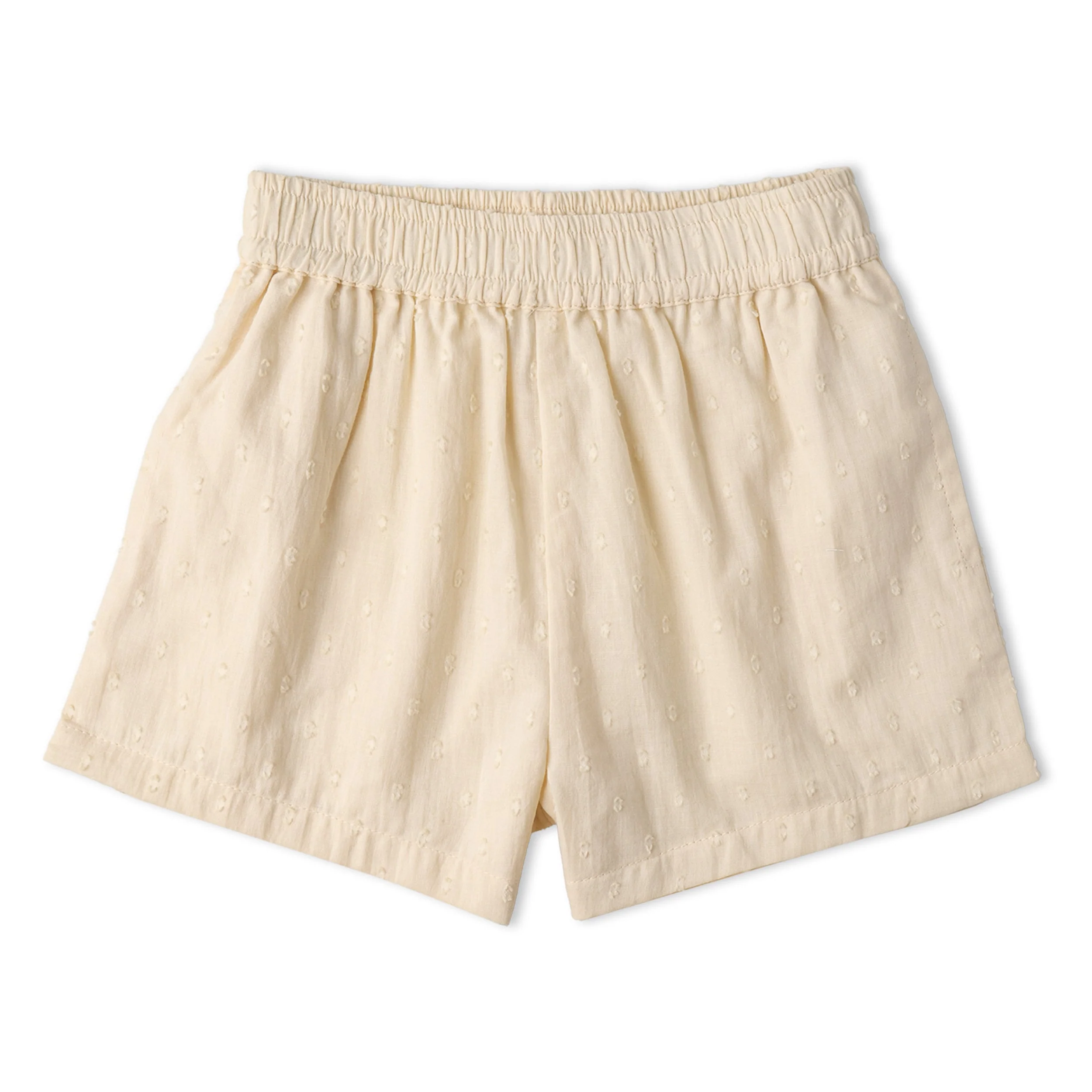 Organic Smocked Top & Shorts Set - Butter Yellow - Image 6