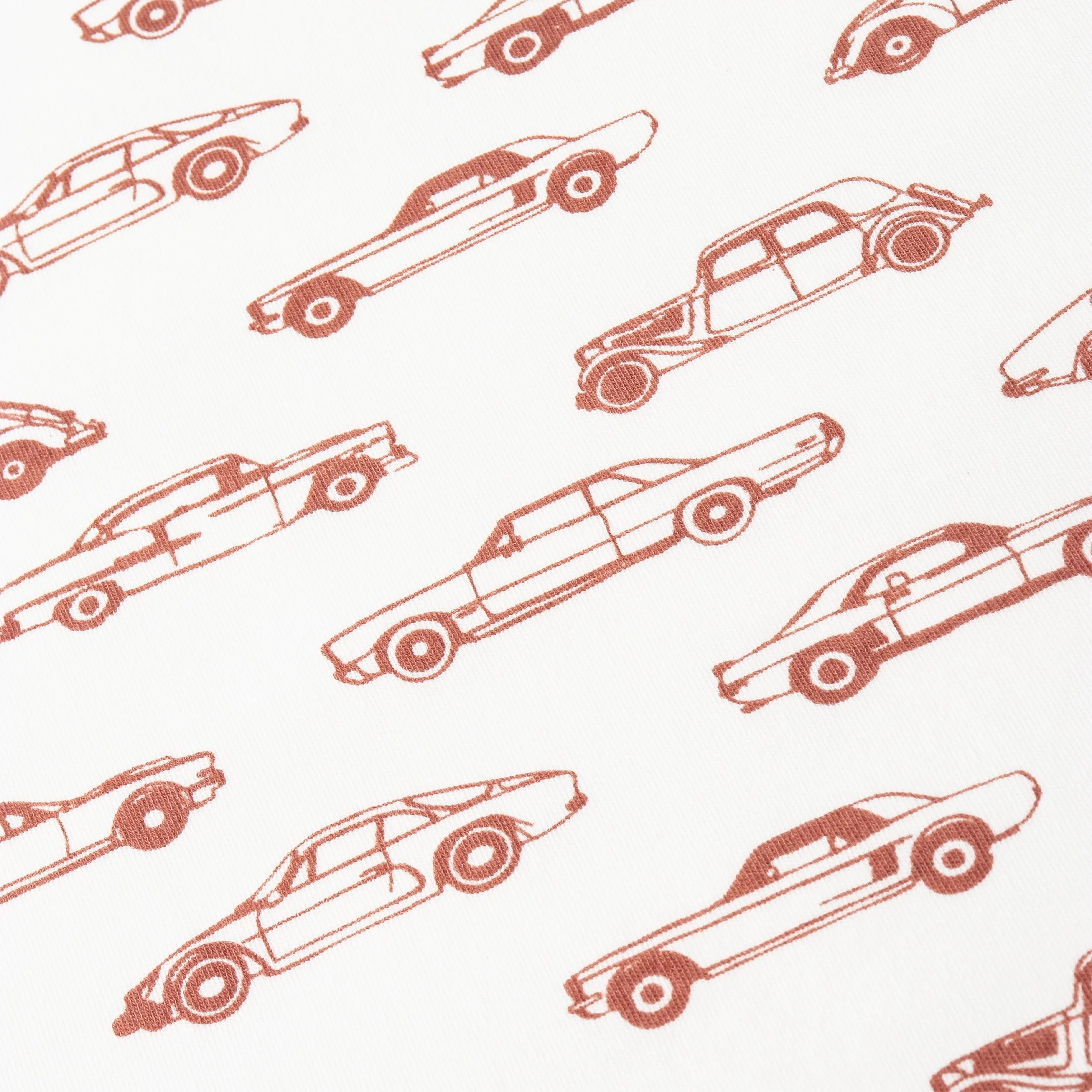 Organic Swaddle Blanket & Hat Set - Cars - Image 7