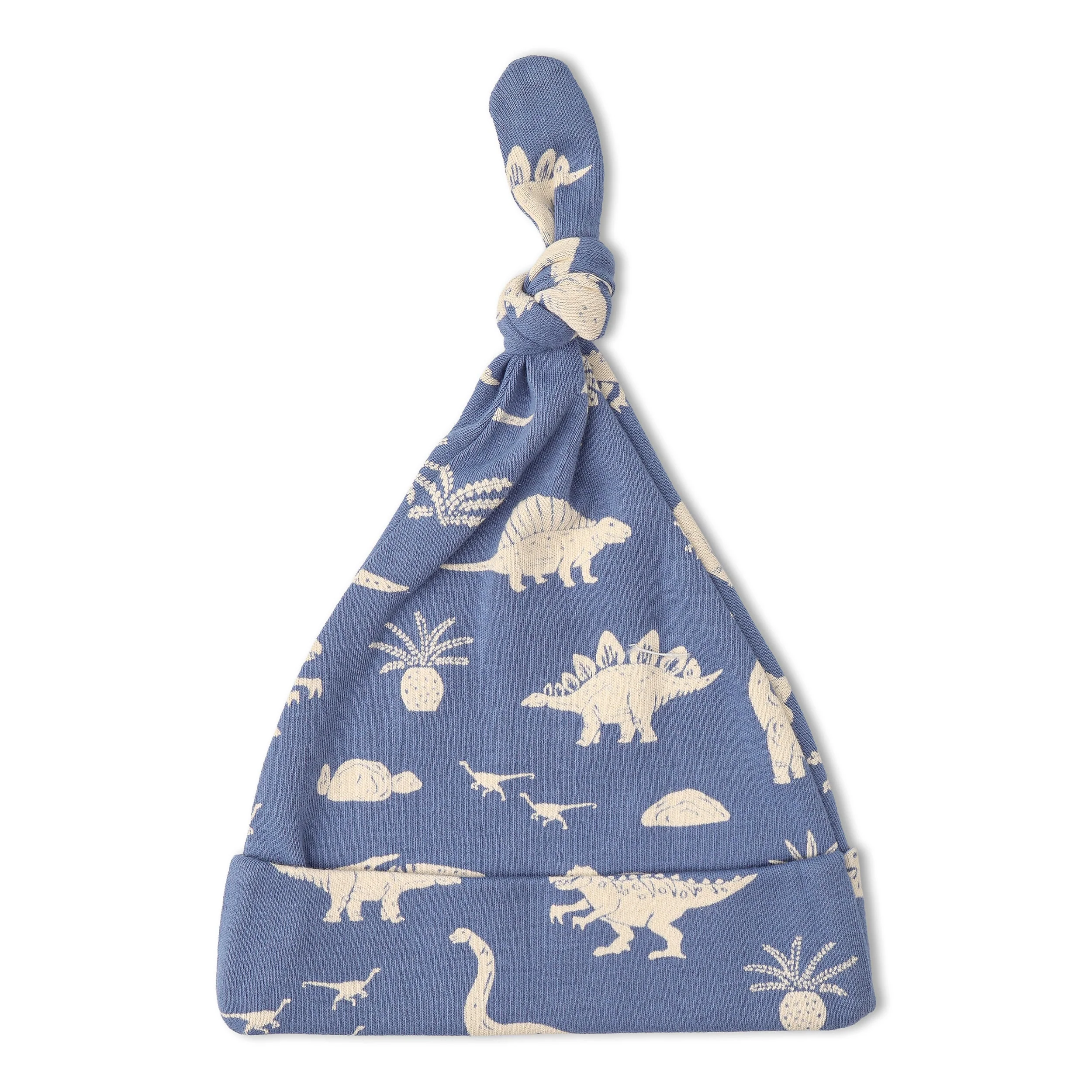 Organic Swaddle Blanket & Hat Set  - Dino - Image 5