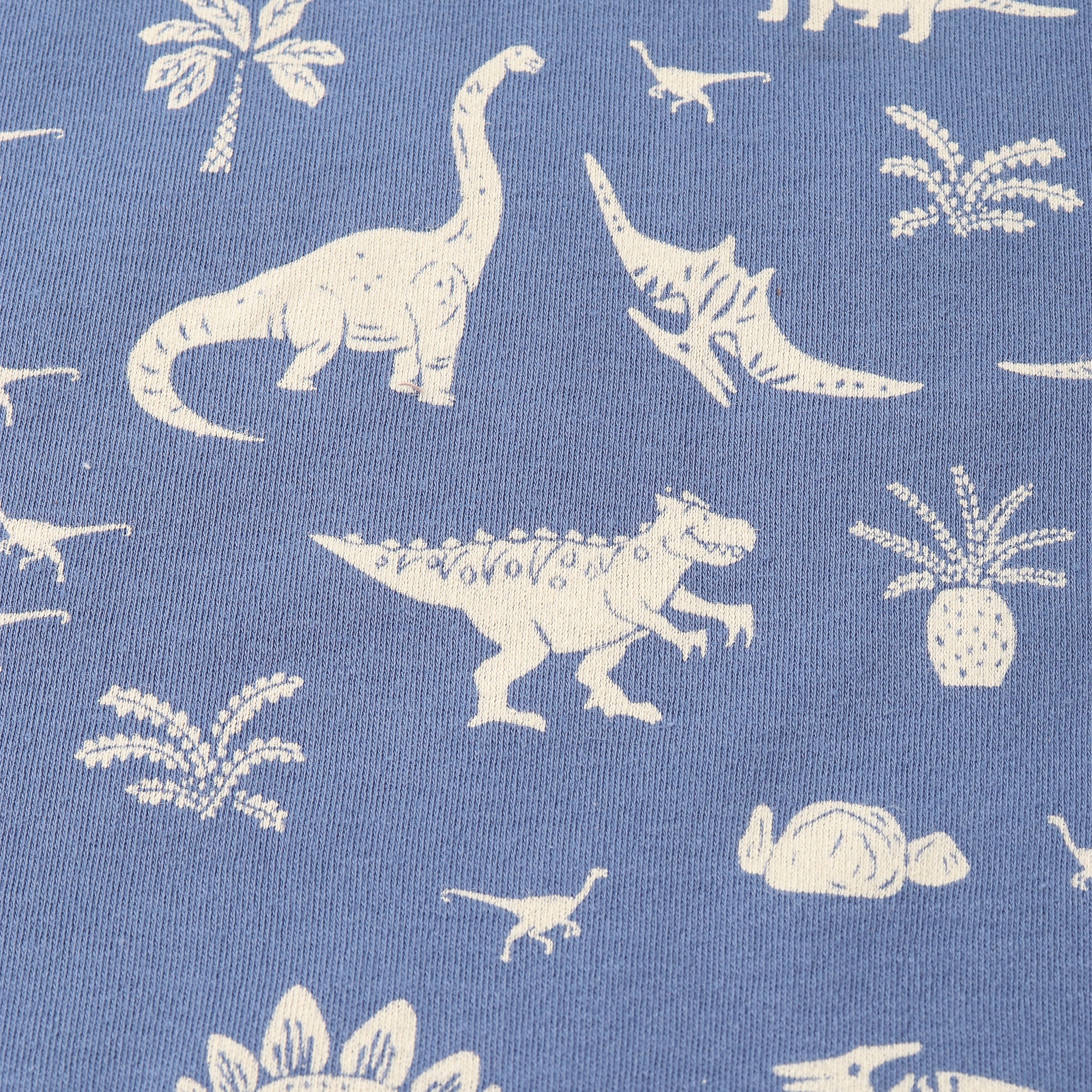 Organic Swaddle Blanket & Hat Set  - Dino - Image 6