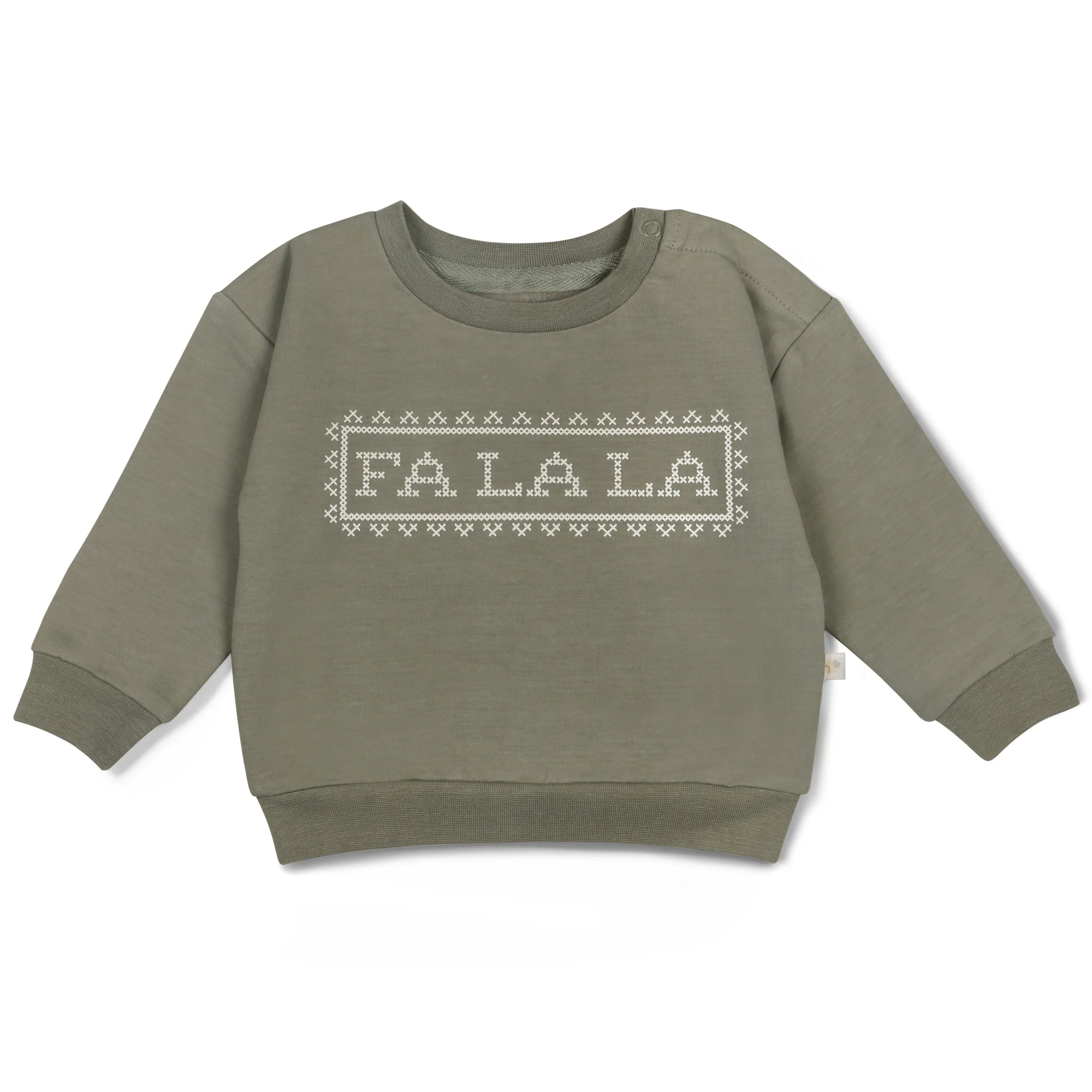 Organic Fleece Sweatshirt - Fa La La - Image 3