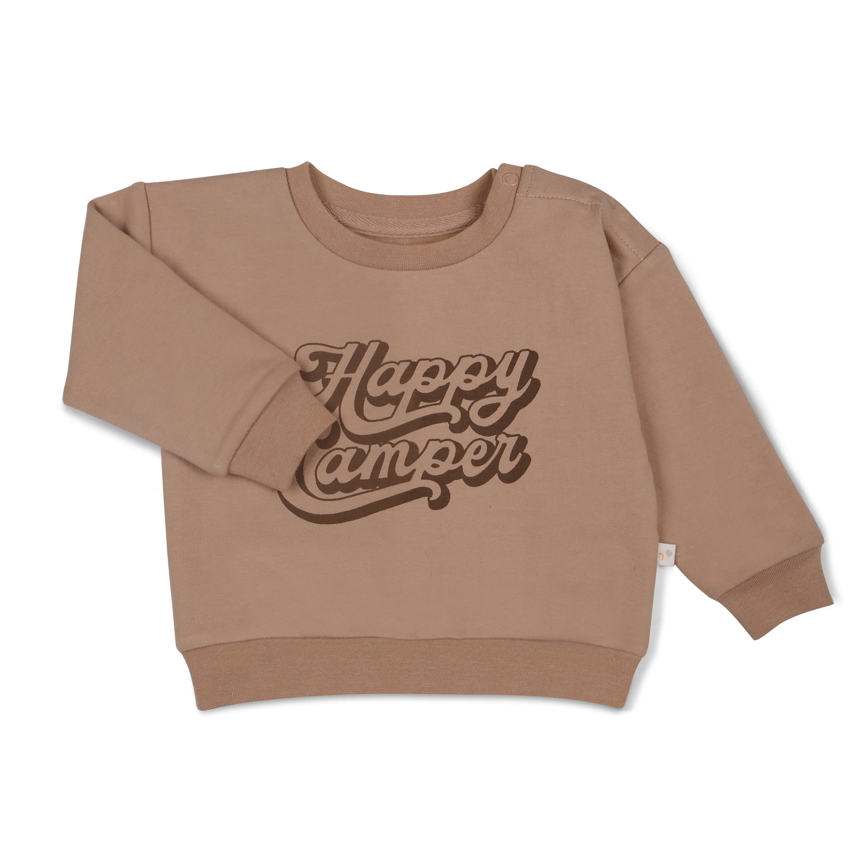 Organic Fleece Sweatshirt - Happy Camper - Image 4