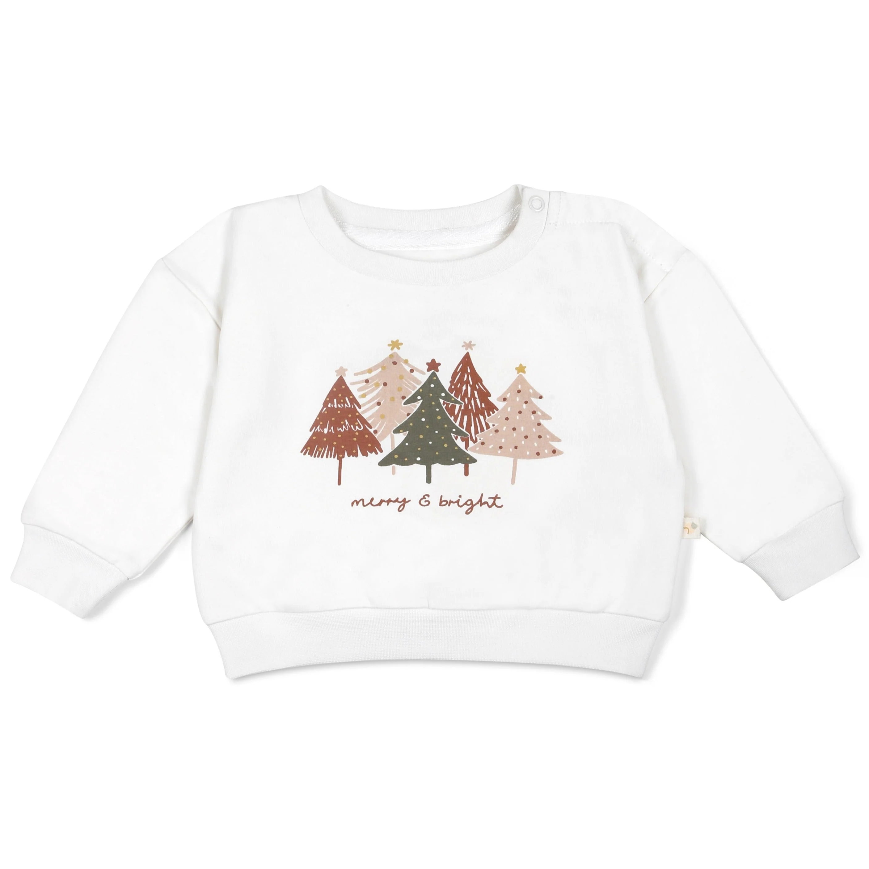 Organic Fleece Sweatshirt - Merry & Bright - Image 2
