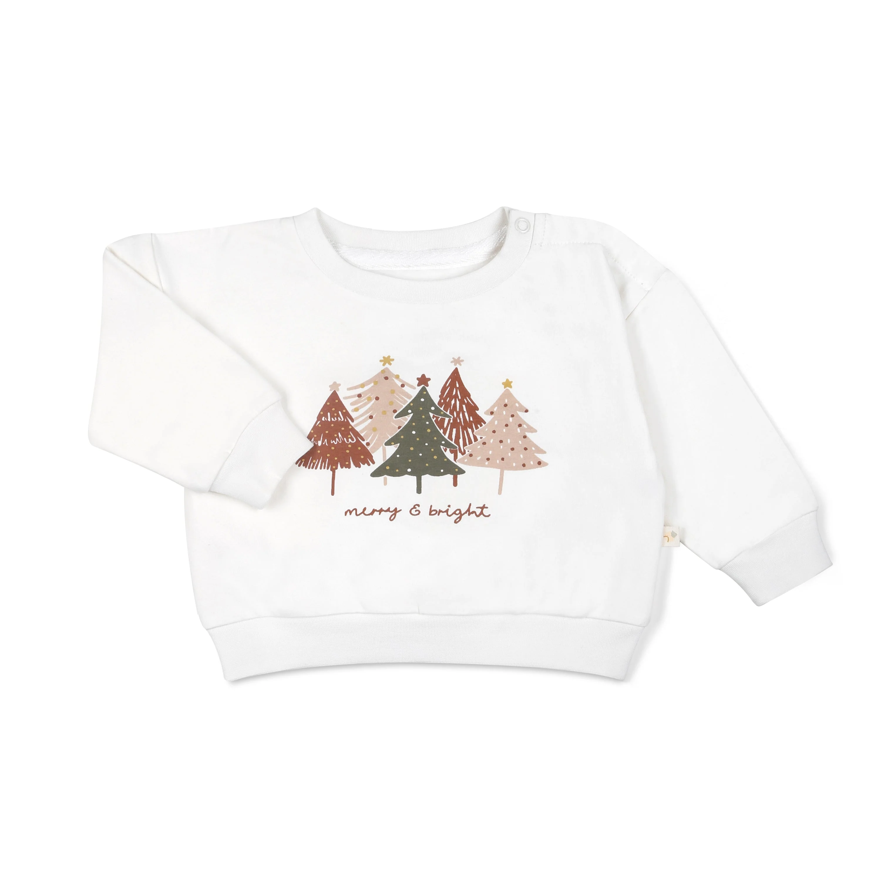 Organic Fleece Sweatshirt - Merry & Bright - Image 4