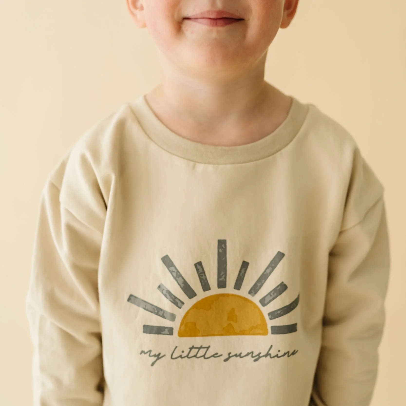 Organic Fleece Sweatshirt - My Little Sunshine - Image 3