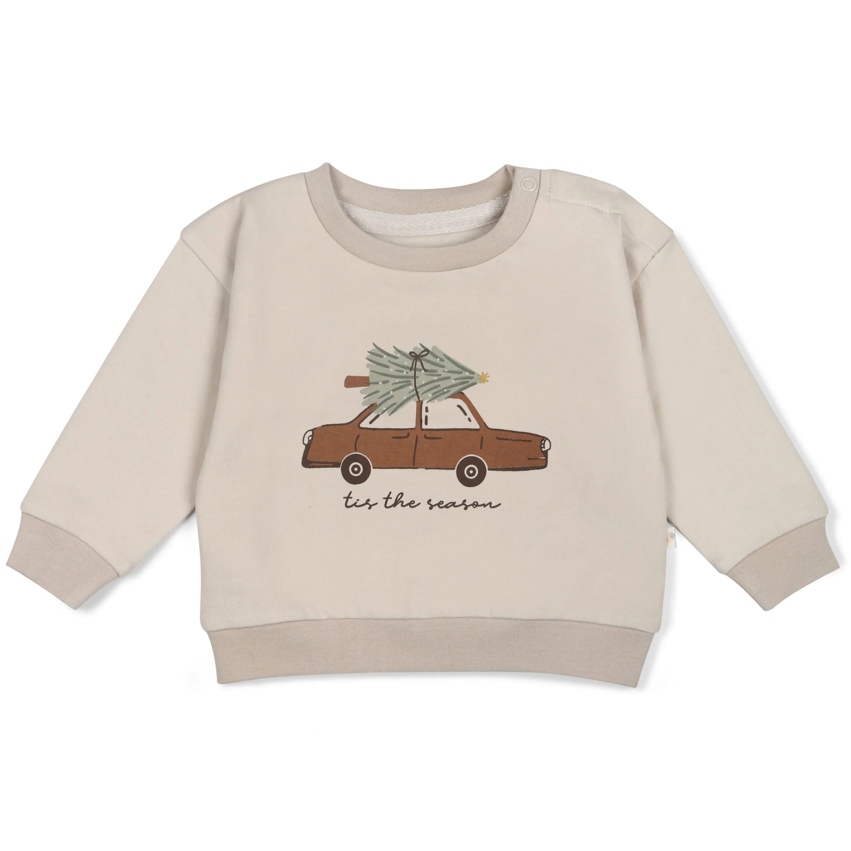 Organic Fleece Sweatshirt - Tis The Season - Image 2