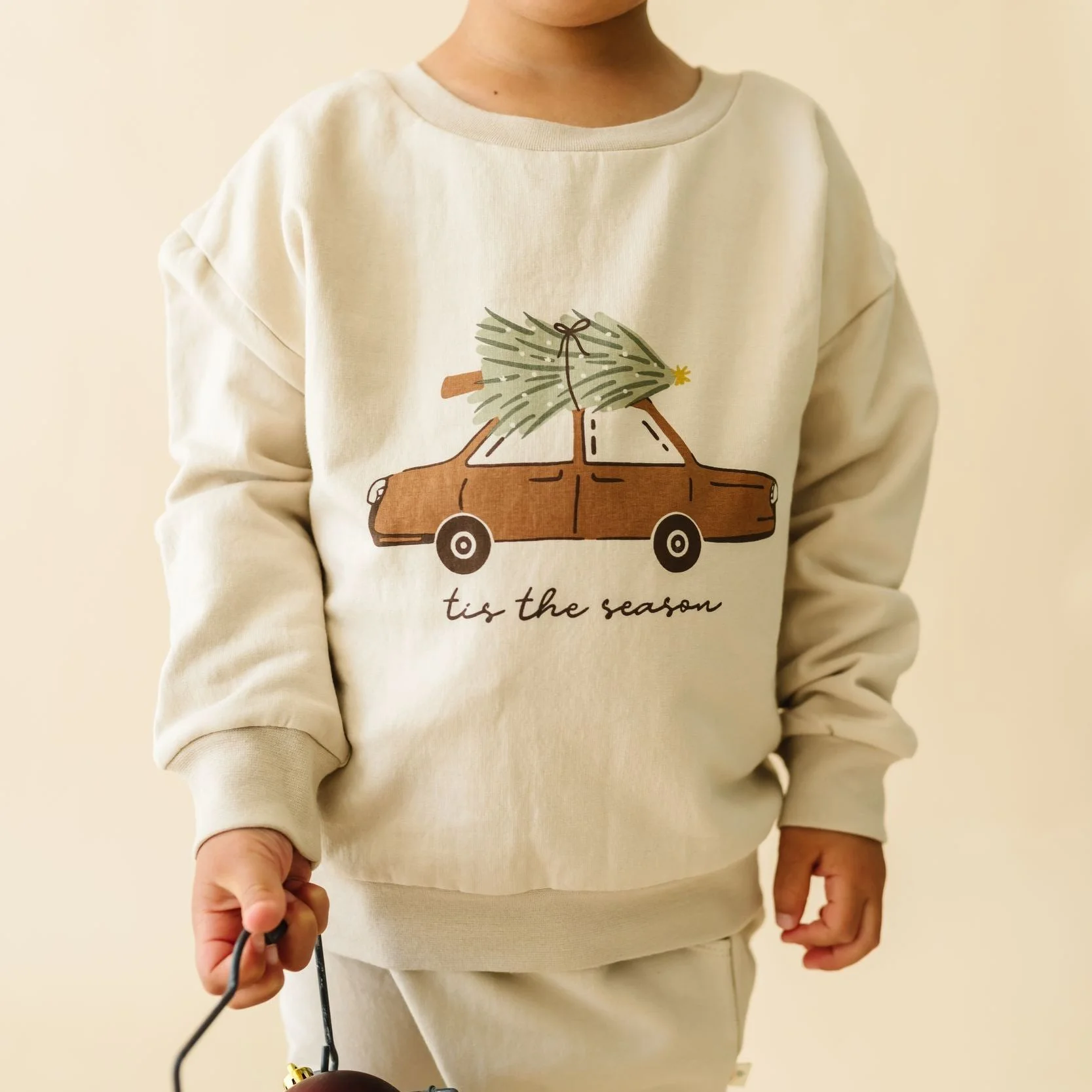 Organic Fleece Sweatshirt - Tis The Season - Image 3