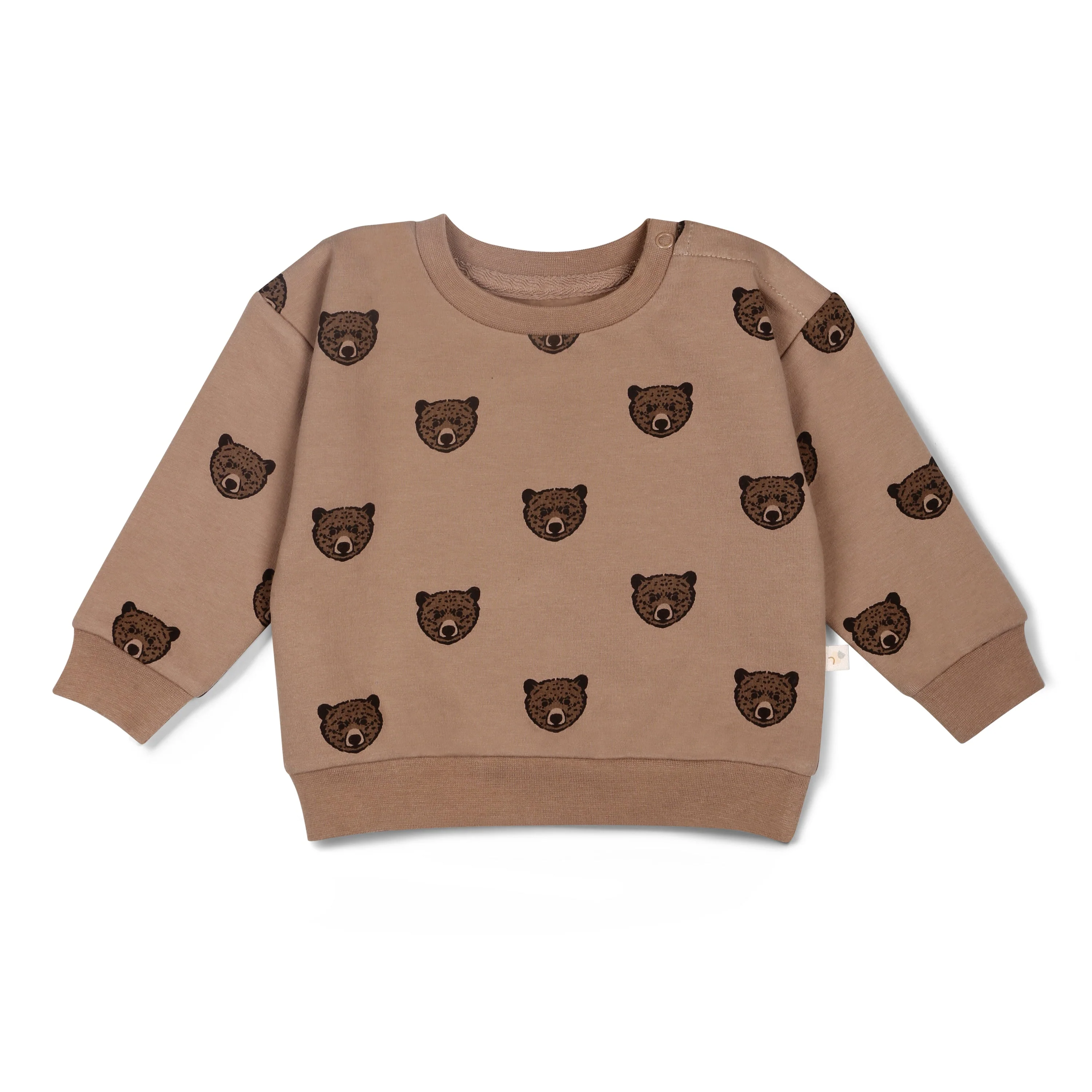 Organic Fleece Sweatshirt - Wild Bear - Image 2
