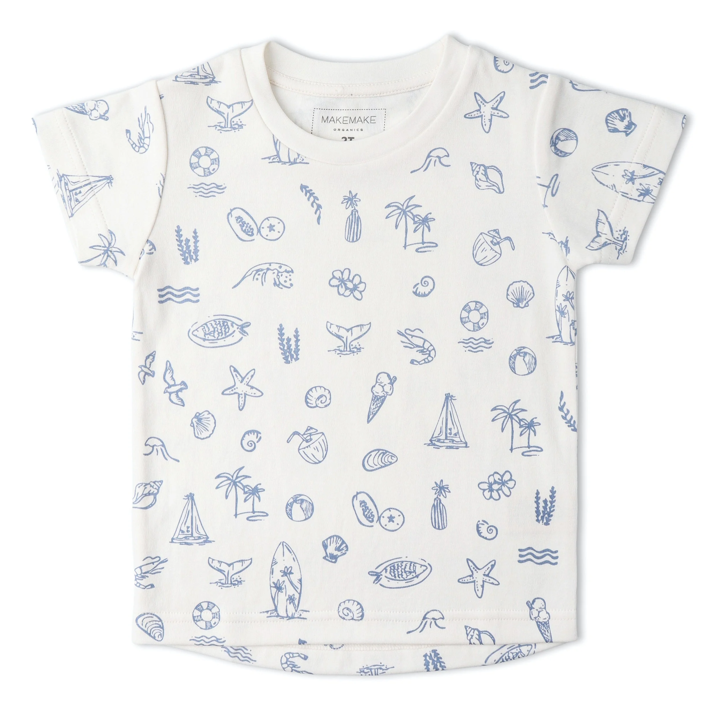 Organic Tee & Shorts Set - Coastal - Image 6