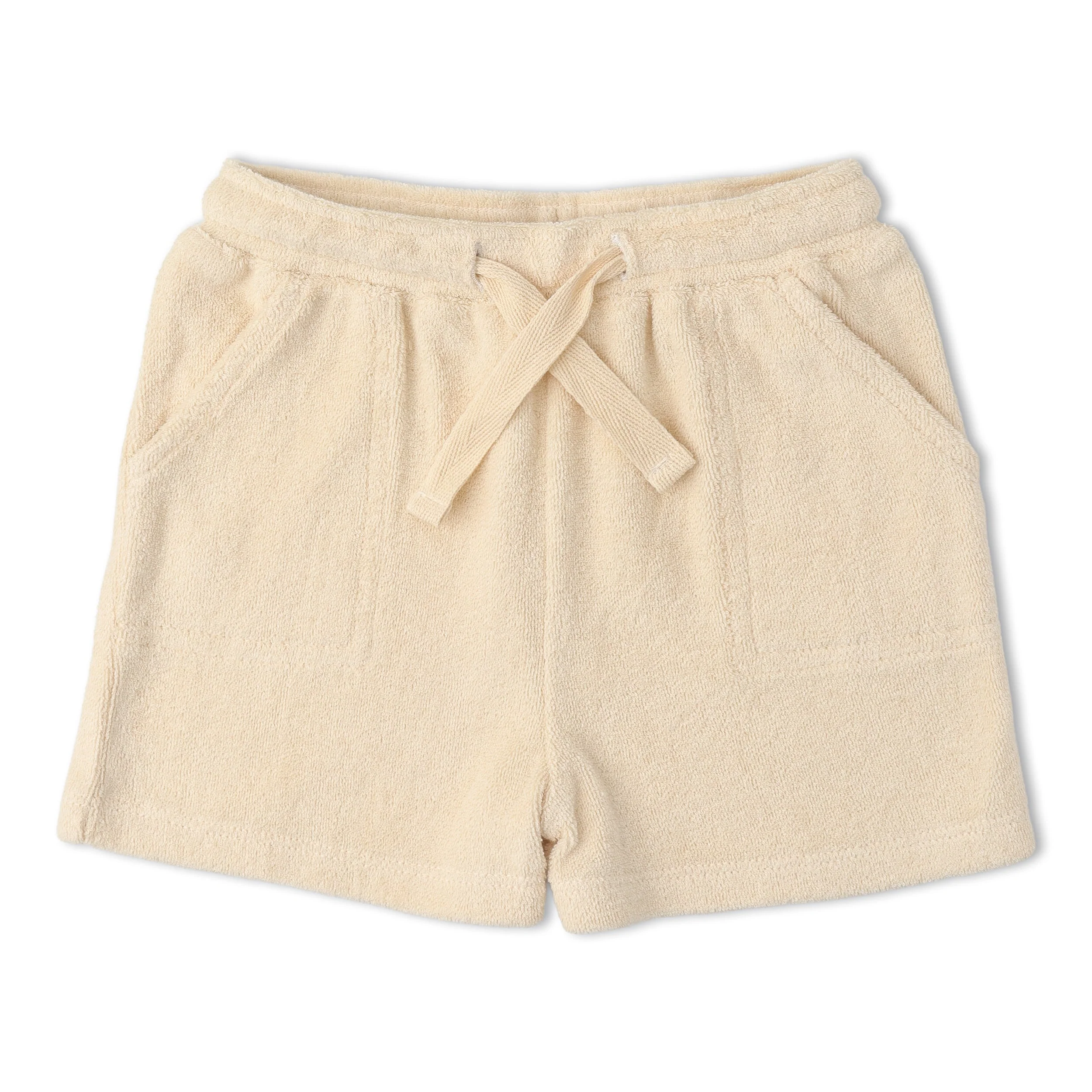 Organic Terry Tee & Shorts Set - Butter Yellow - Image 5