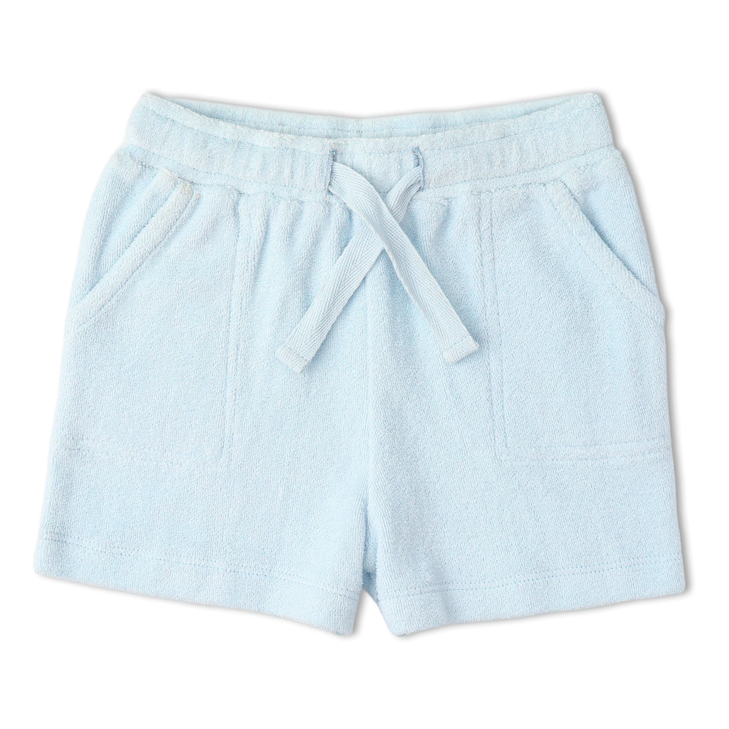 Organic Terry Tee & Shorts Set - Cabana Stripes - Image 5