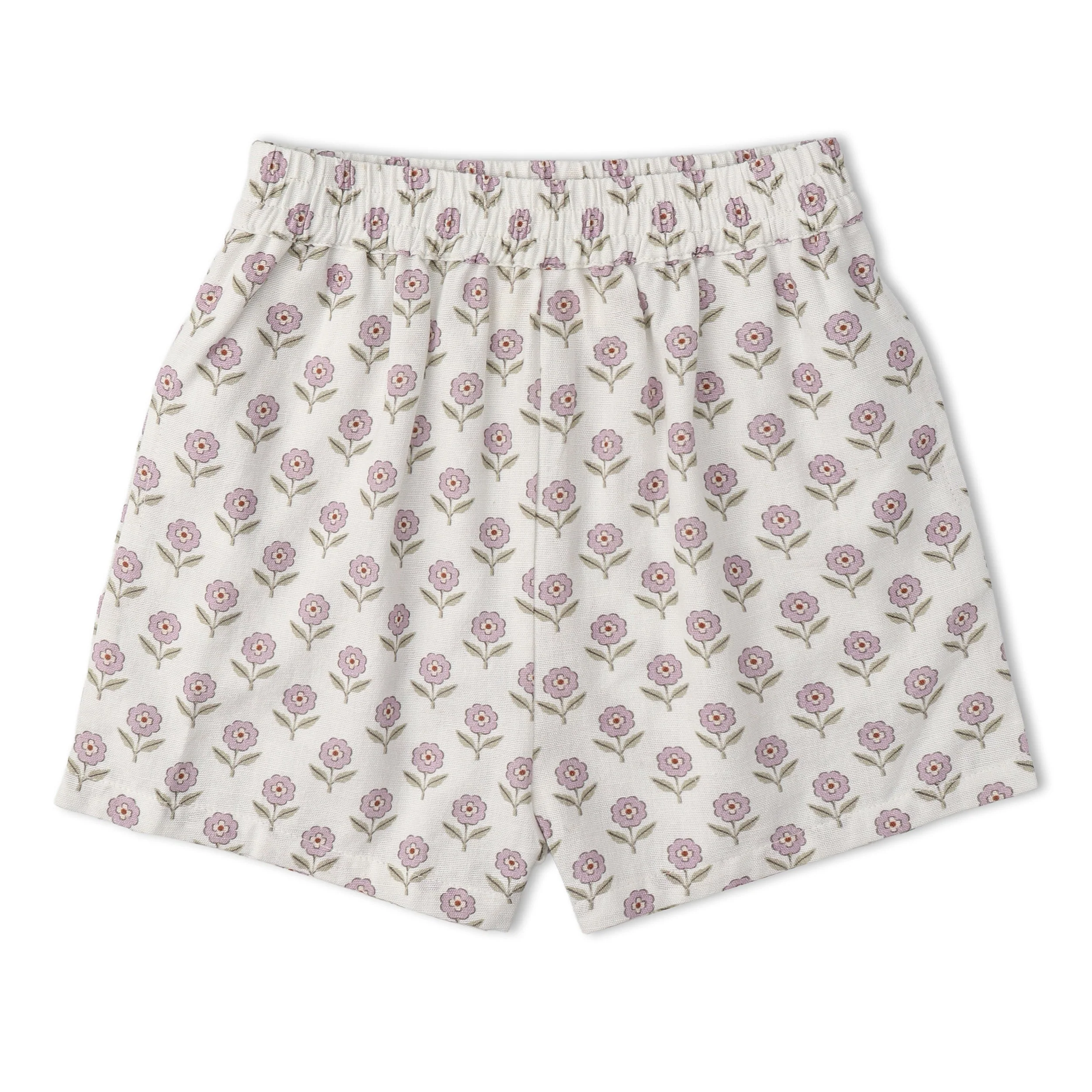 Organic Tie Up Top & Shorts Set - Lavender - Image 5