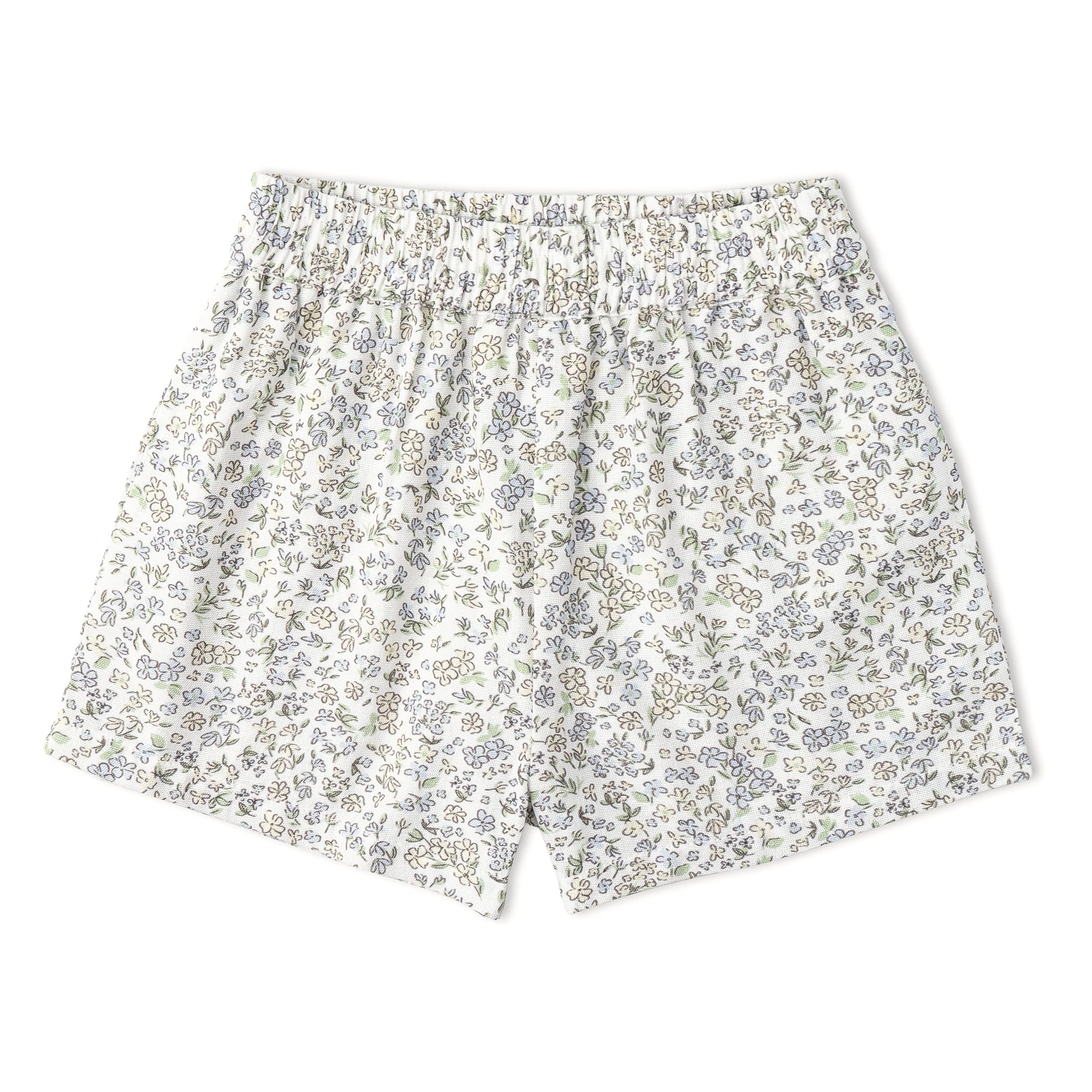 Organic Tie Up Top & Shorts Set - Tulle Floral - Image 5
