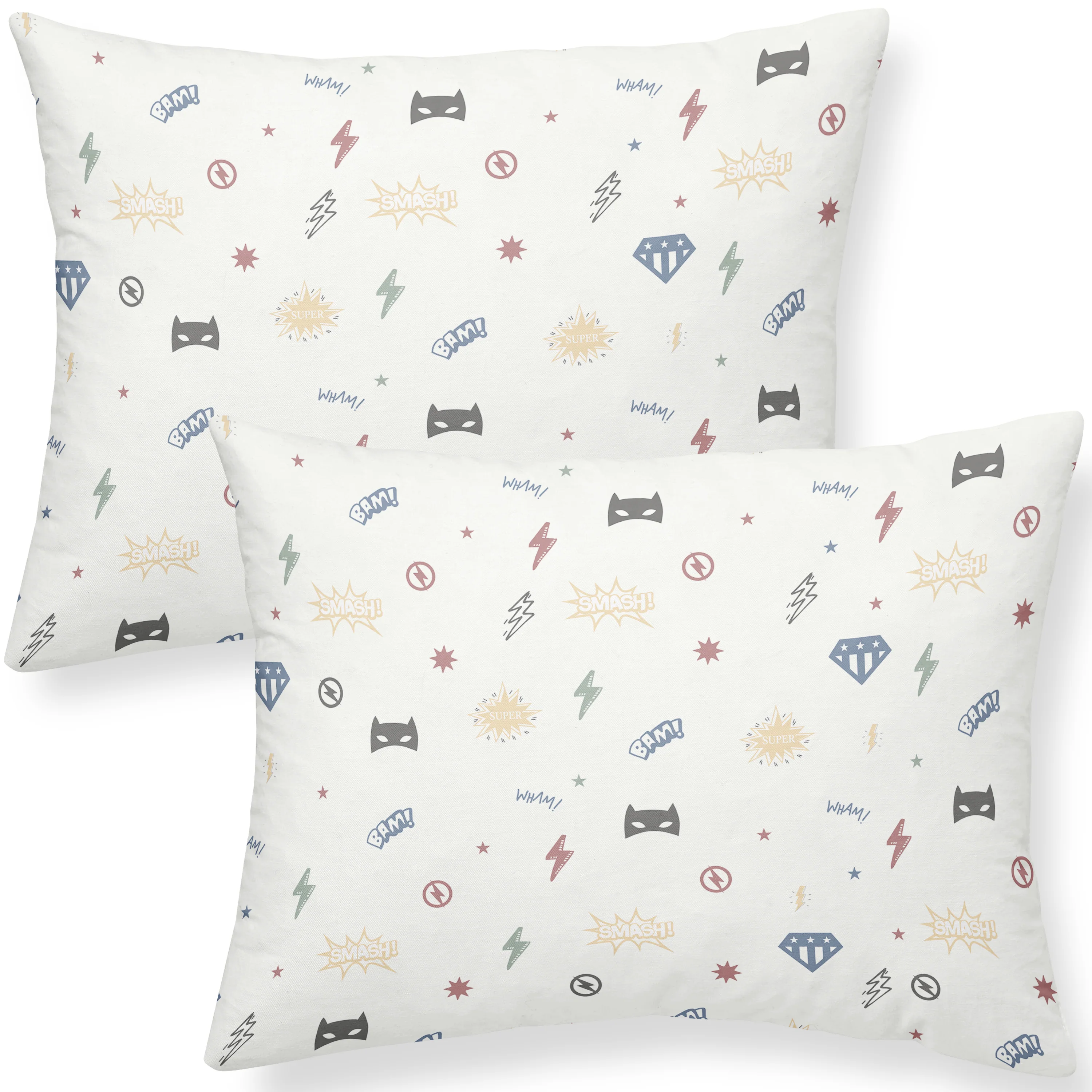 Organic Toddler Pillowcase - Mighty Heros - Image 3