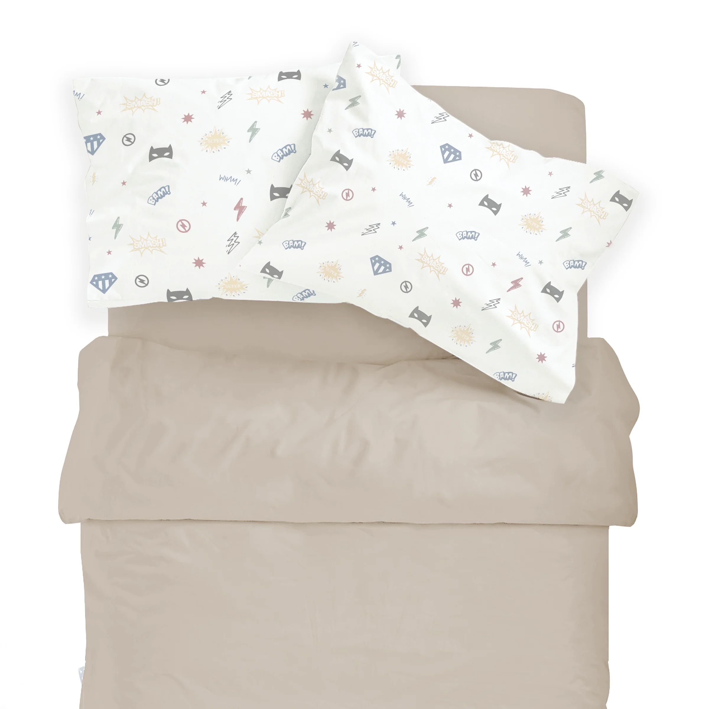 Organic Toddler Pillowcase - Mighty Heros - Image 4