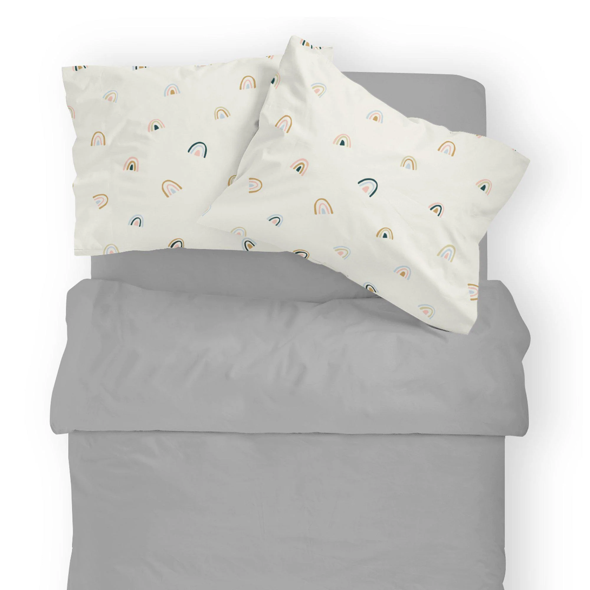 Organic Toddler Pillowcase - Rainbow - Image 4
