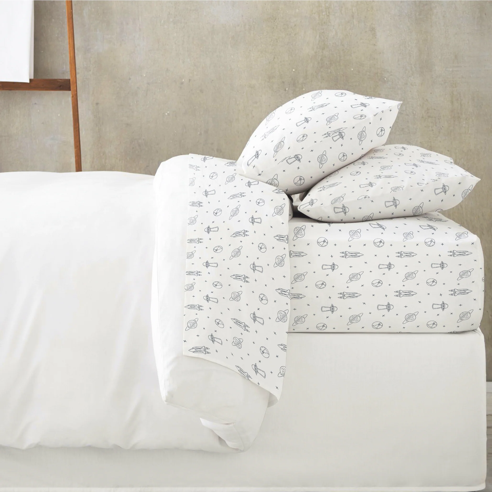 Organic Cotton Sheet Set - Astro - Image 3