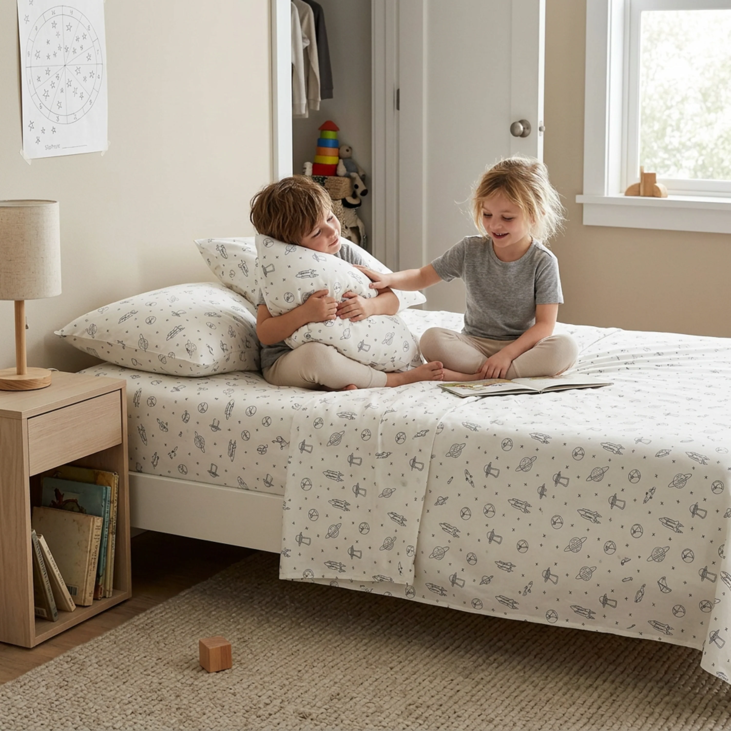 Organic Cotton Sheet Set - Astro - Image 4